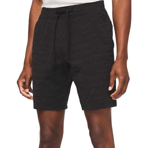 Lululemon City Sweat Short 9" Drawstring Mid Rise Jacq Casual Obsidian Black S - Picture 1 of 5